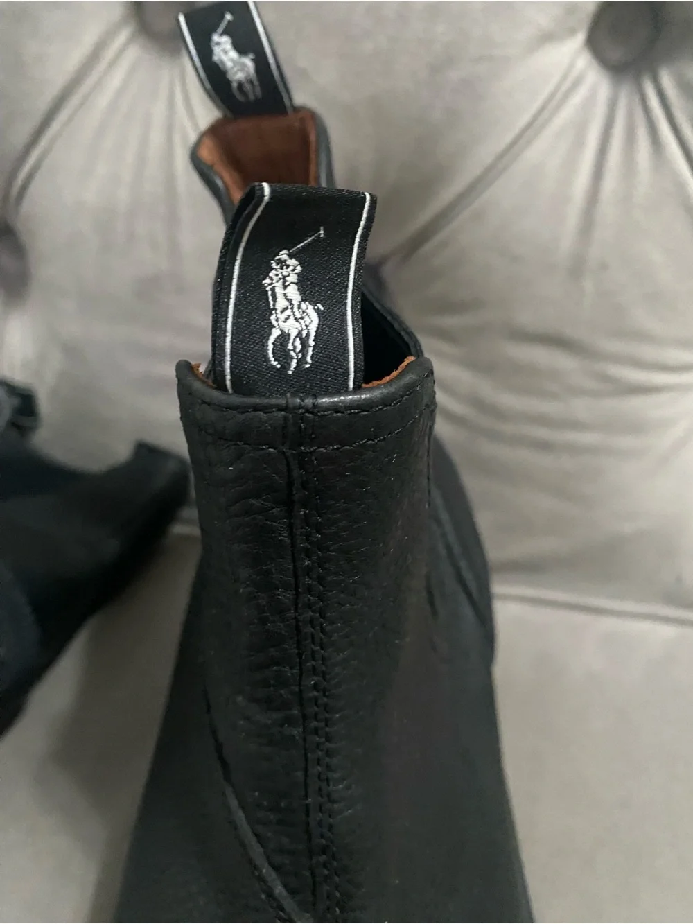 Polo Ralph Lauren Men's Oslo Leather Chelsea Boots 13D